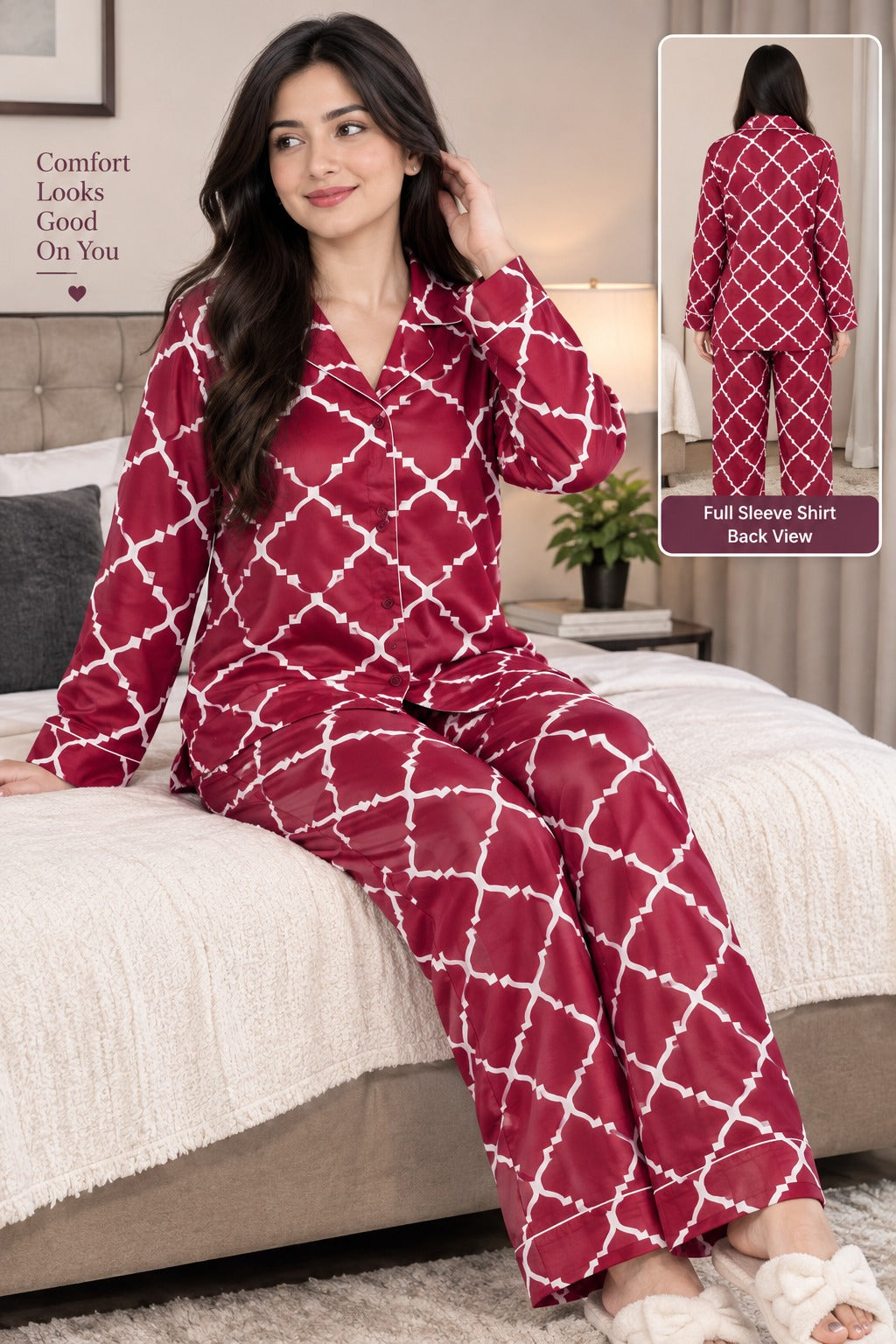 Ladies Night Suit Winter Collection