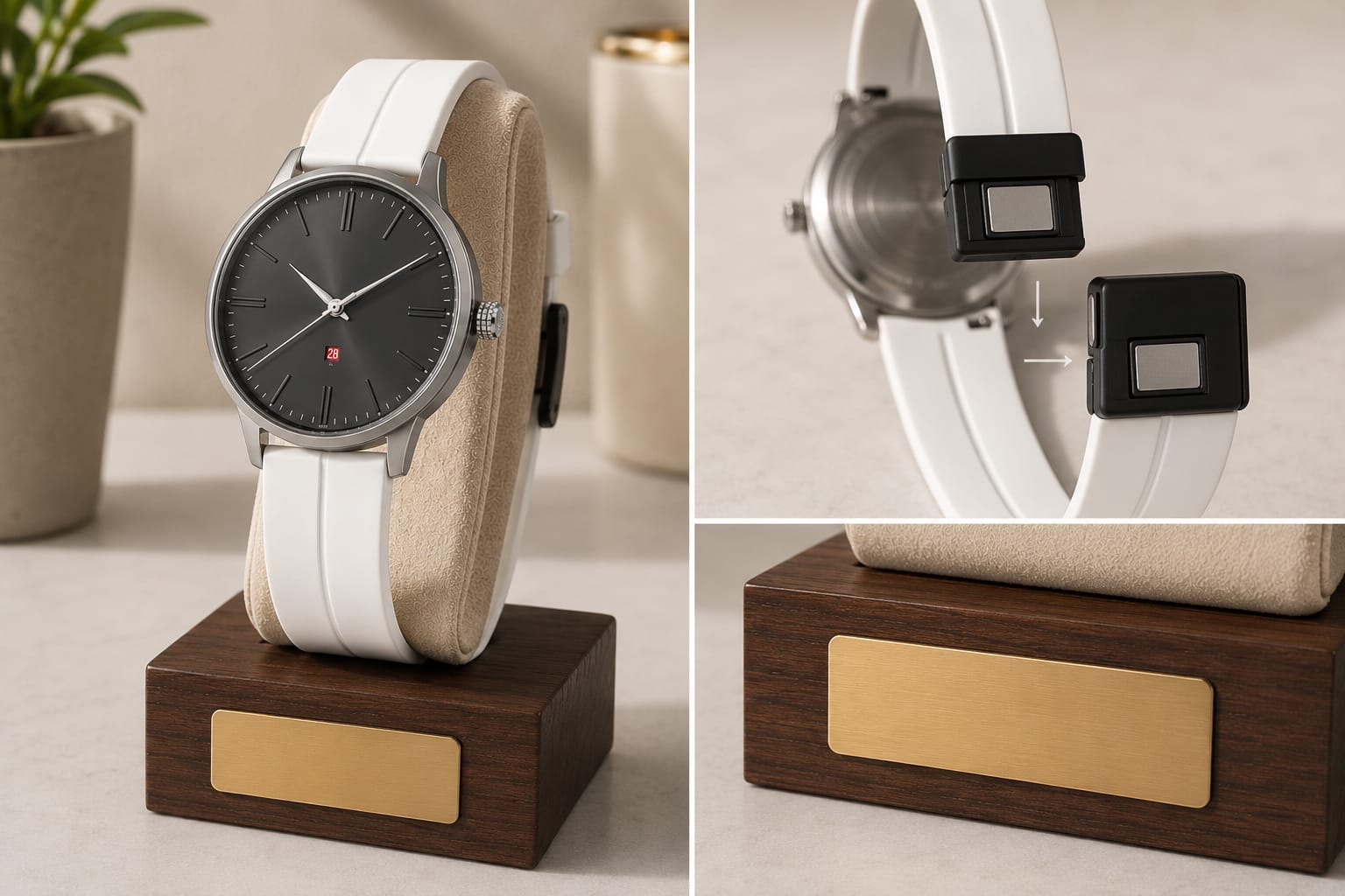 Watch TITAN Premium Collection Elegant White Edition – VIP Style