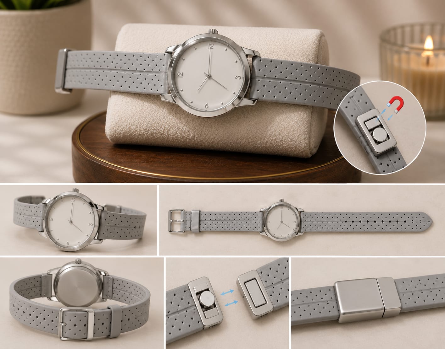 TITAN Premium Collection ✨ ⌚ Elegant Silver Edition – VIP Style