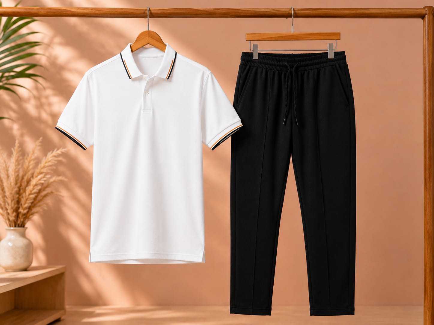 Premium Baggy Trouser &amp; Polo Shirt Set