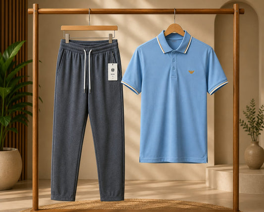 Premium Baggy Trouser &amp; Polo Shirt Set