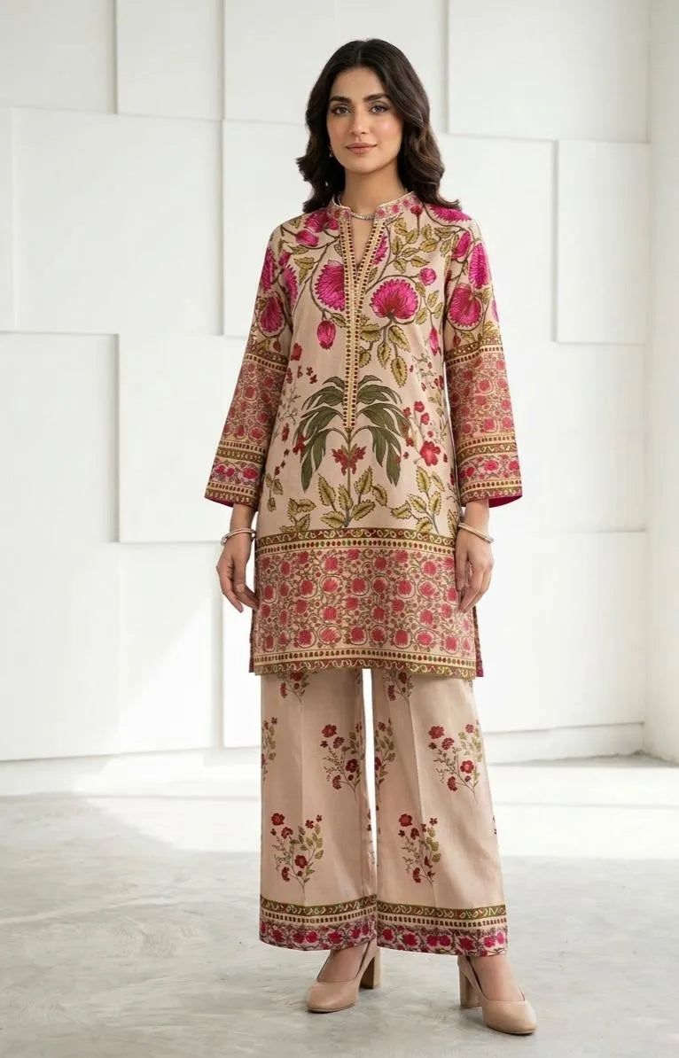 2 Peice Arabic Loan kurta pajama  set for girl women